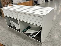 Stalenkast + 2 opbergkasten