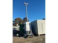 Stalico aanhangwagen met 2 licht- en cameramasten