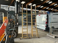 Staltor 2x10 2 delige polyester schuifladder - afbeelding 1 van  5