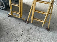 Staltor 2x10 2 delige polyester schuifladder - afbeelding 4 van  5