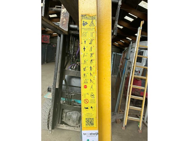 Staltor 2x10 glasvezel schuifladder (2x) - afbeelding 5 van  5