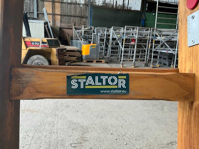 Staltor 2x15 houten schuifladder - afbeelding 4 van  4