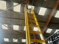 Staltor 2x17 polyester schuifladder - afbeelding 3 van  4