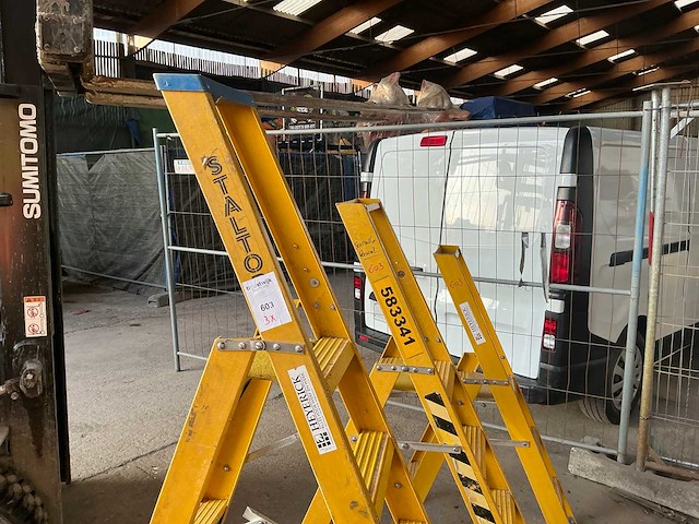 Staltor diverse polyester trapladders (3x) - afbeelding 6 van  6