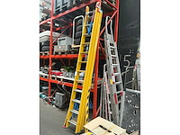Staltor str2024 07 028 3-delige glasvezel opsteekladder