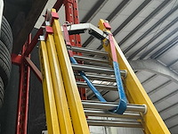 Staltor str2024 07 028 3-delige glasvezel opsteekladder - afbeelding 5 van  6