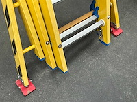 Staltor str2024 07 028 3-delige glasvezel opsteekladder - afbeelding 6 van  6