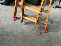 Staltor t16 2 delige houten ladder - afbeelding 2 van  5