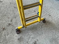Staltor tg 2x8 polyester schuifladder - afbeelding 2 van  4