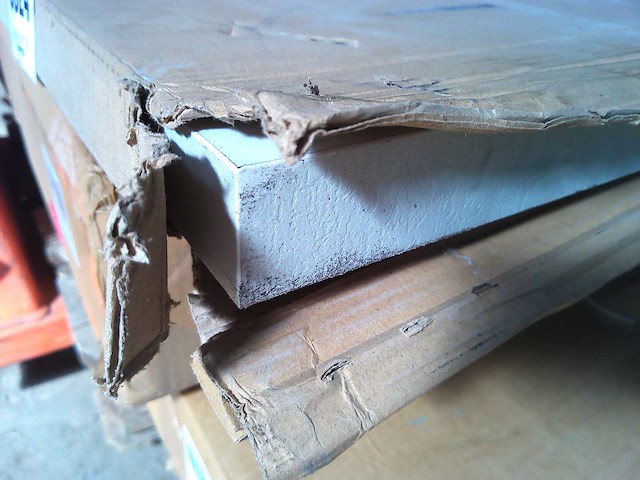 Standaard gelamineerd werkblad wit marmer, 126 x 104 cm breed, dikte 38 mm - afbeelding 8 van  10