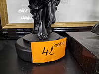 Standbeeld persephone + kunstwerk + kader - afbeelding 1 van  6