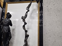 Standbeeld persephone + kunstwerk + kader - afbeelding 5 van  6