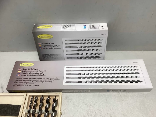 Stanford 5-delingen slangenboor set 230mm en 460mm bits, boren en beitels - afbeelding 4 van  5