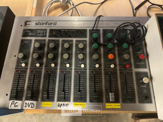 Stanford silver shadow stereo 761 + microfoon - afbeelding 2 van  4