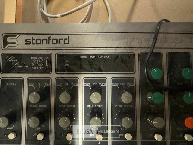 Stanford silver shadow stereo 761 + microfoon - afbeelding 4 van  4