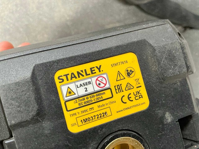 Stanley 3vdc bouwlaser - afbeelding 4 van  4