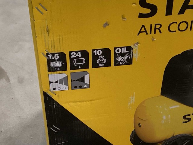 Stanley d200/10/24 luchtcompressor 1,5 pk, 10 bar - afbeelding 2 van  7