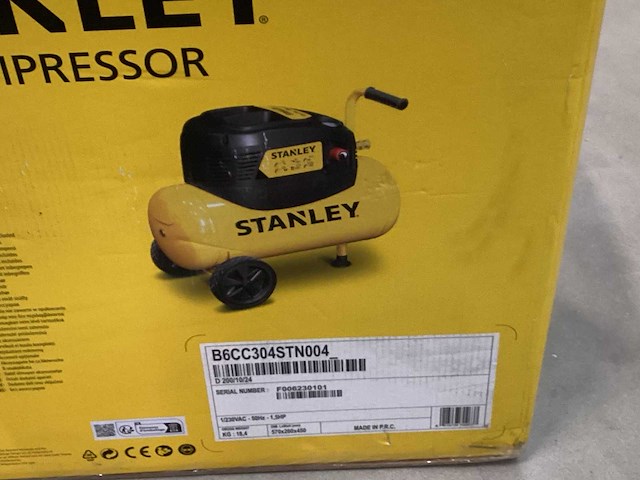 Stanley d200/10/24 luchtcompressor 1,5 pk, 10 bar - afbeelding 4 van  7