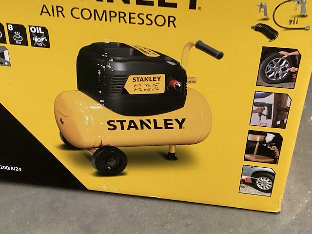 Stanley d200/8/24 luchtcompressor 1,5 pk, 8 bar - afbeelding 2 van  5