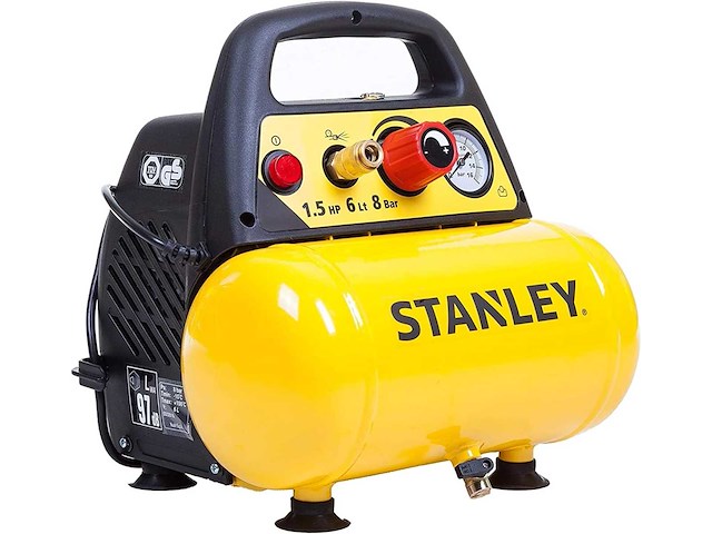 Stanley dn200/8/6 compressor drukregelaar collage en accessoires, geel - afbeelding 8 van  11