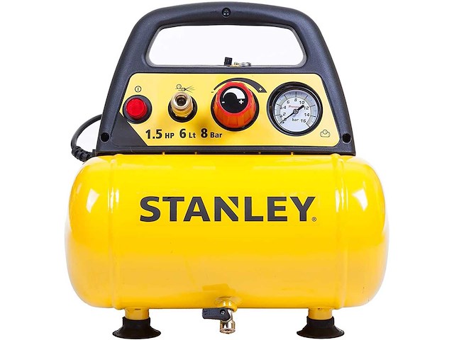 Stanley dn200/8/6 compressor drukregelaar collage en accessoires, geel - afbeelding 2 van  11