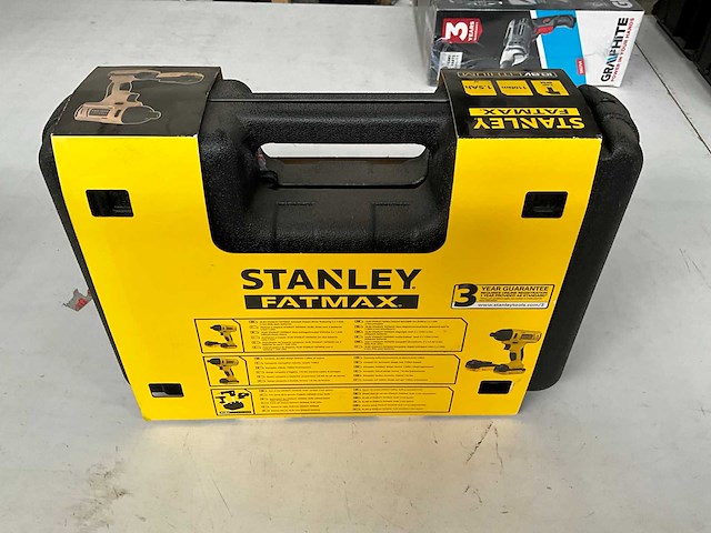 Stanley fatmax fmc041s2 accu slagschroevendraaier + twee accu’s en lader - afbeelding 9 van  10