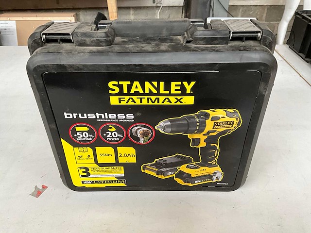 Stanley fatmax fmc607d2-qw accu schroefboormachine - afbeelding 1 van  6