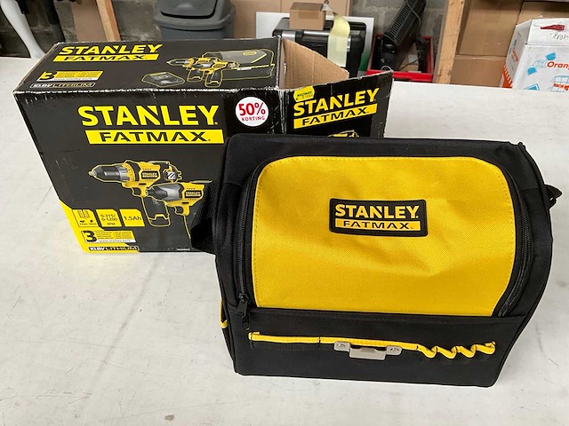Stanley fatmax fmck060c2-qw kit boormachine en slagschroevendraaier 10,8v - afbeelding 4 van  7
