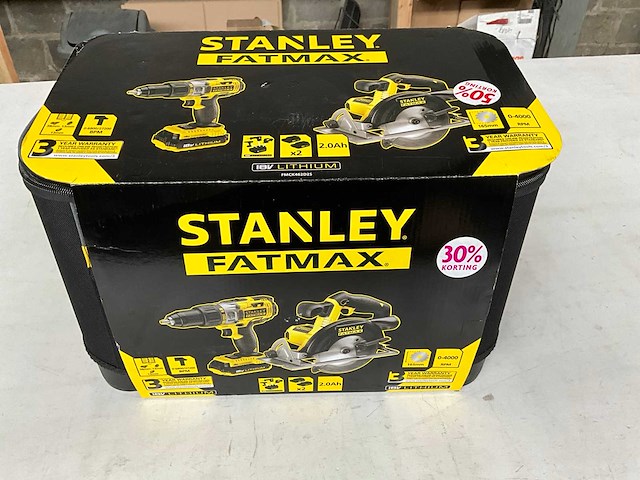 Stanley fatmax fmck462d25-qw kit klopboormachine en cirkelzaag 18v - afbeelding 8 van  10