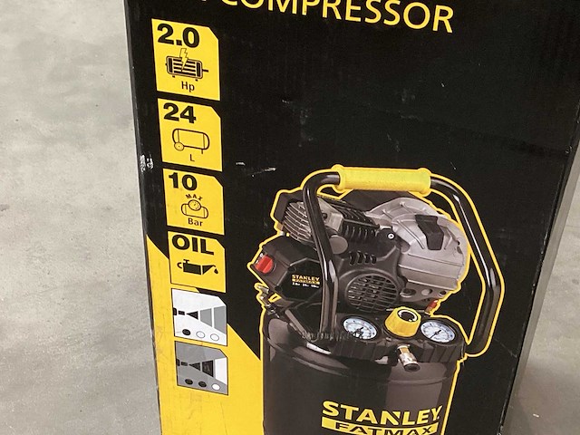 Stanley fatmax fmxcm0045e compressor 2 pk, 10 bar - afbeelding 3 van  5
