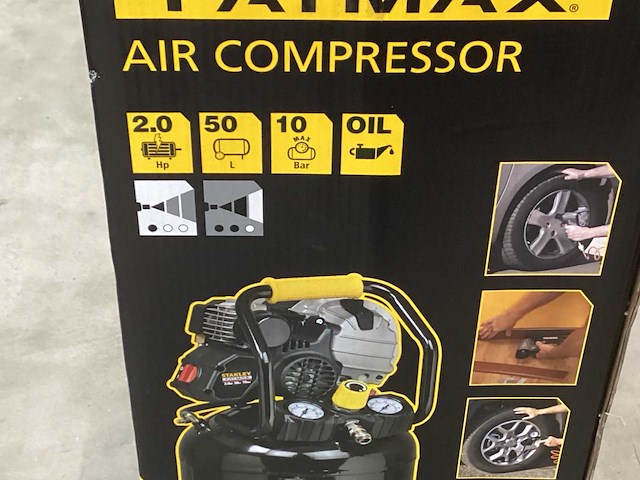 Stanley fatmax fmxcm0047e compressor 2 pk, 10 bar - afbeelding 2 van  6