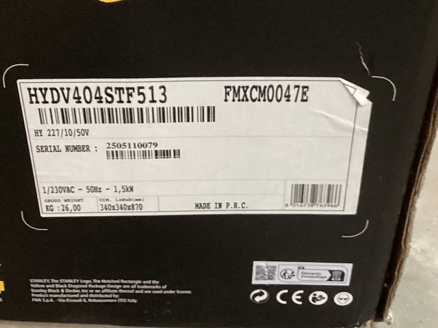 Stanley fatmax fmxcm0047e compressor 2 pk, 10 bar - afbeelding 5 van  6