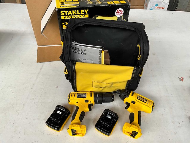 Stanley fatmax kit accuboormachine en slagschroevendraaier 10,8v - afbeelding 2 van  9