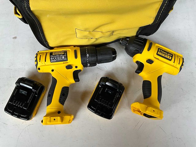 Stanley fatmax kit accuboormachine en slagschroevendraaier 10,8v - afbeelding 3 van  9