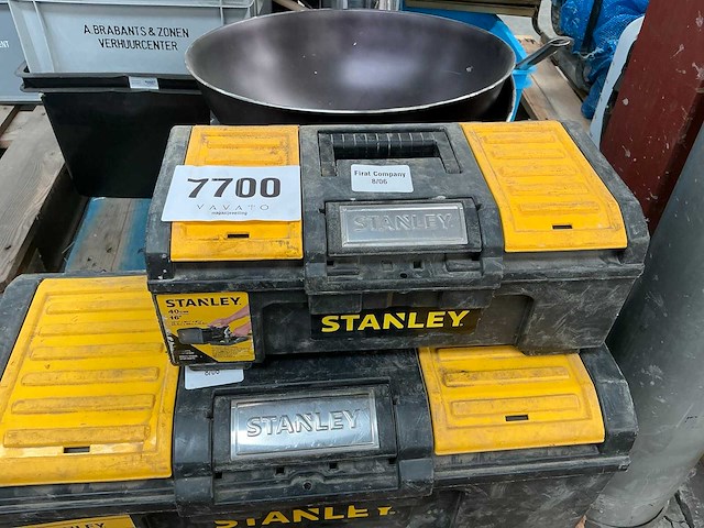 Stanley gereedschapskoffer (2x) - afbeelding 1 van  5