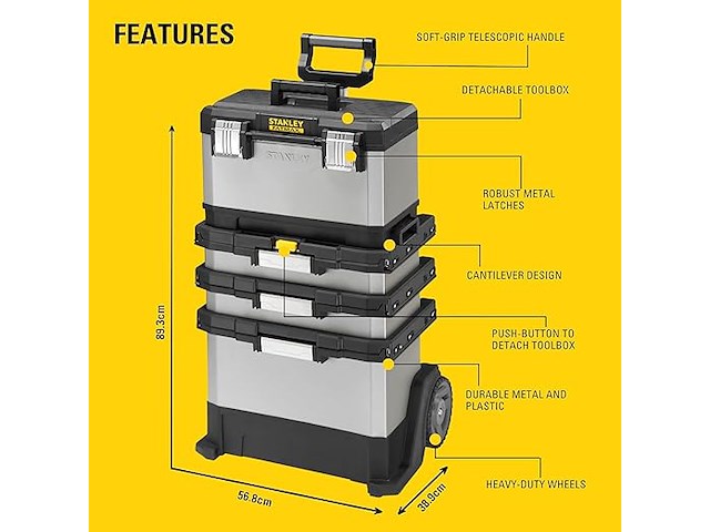 Stanley gereedschapswagen - afbeelding 5 van  7