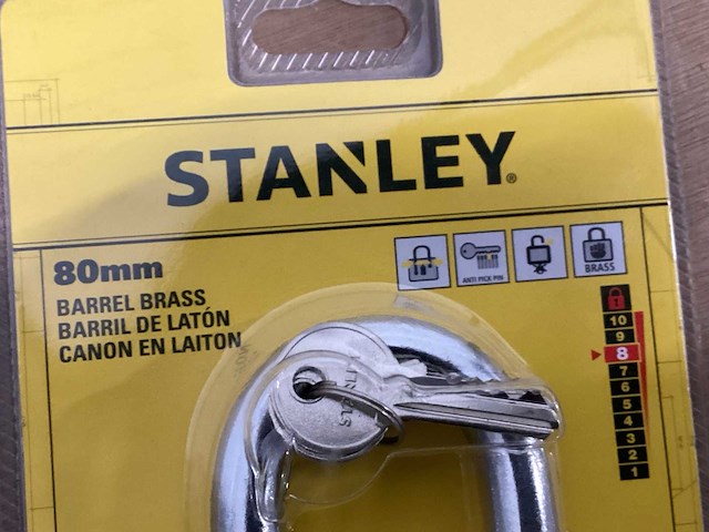 Stanley hangslot 80 mm, outdoor (12x) - afbeelding 4 van  6