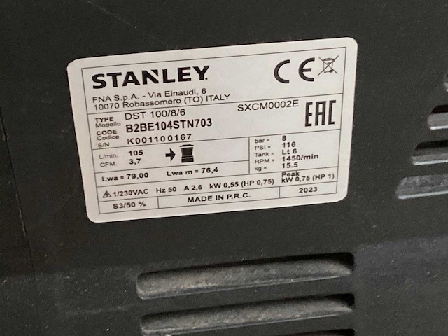 Stanley mix kavel compressors, webshop retouren - afbeelding 9 van  9