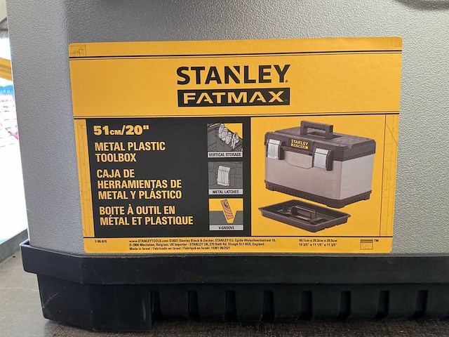 Stanley + raaco gereedschapskoffer+ assortimentdoos (4x) - afbeelding 2 van  3