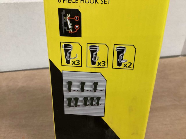 Stanley trackwall hakenset (16x) - afbeelding 2 van  3