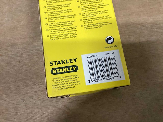 Stanley trackwall hakenset (16x) - afbeelding 3 van  3