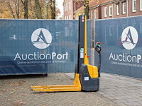 Stapelaar jungheinrich emc 110 elektrisch 1000kg 1.56m 2008 - afbeelding 1 van  1