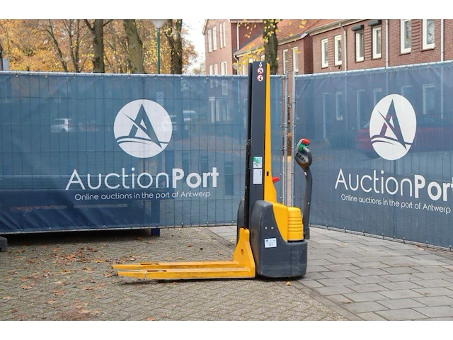 Stapelaar jungheinrich emc 110 elektrisch 1000kg 1.56m 2008 - afbeelding 1 van  1