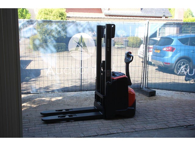 Stapelaar toyota swe100 elektrisch 1000kg 1.4m 2013 - afbeelding 1 van  1