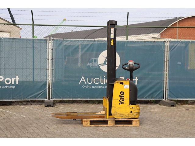 Stapelaar yale hyster ms10e elektrisch 1000kg 2014 - afbeelding 1 van  1