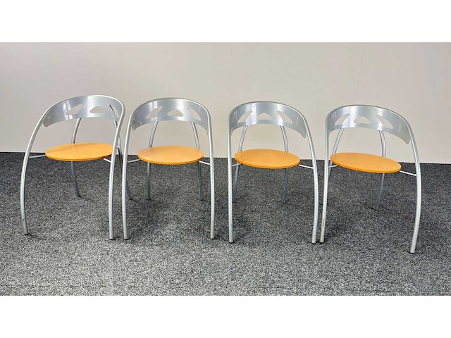 Stapelbaar - kantinestoelen (14x) - afbeelding 2 van  6