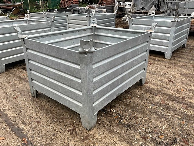 Stapelbak gegalvaniseerd eurobox 13 - afbeelding 4 van  12