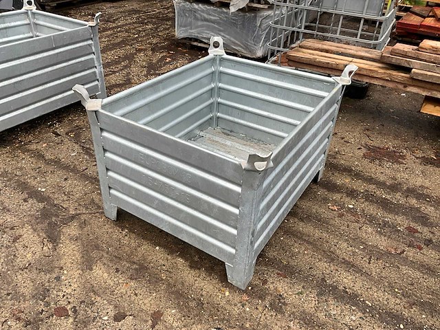 Stapelbak gegalvaniseerd eurobox 13 - afbeelding 9 van  12