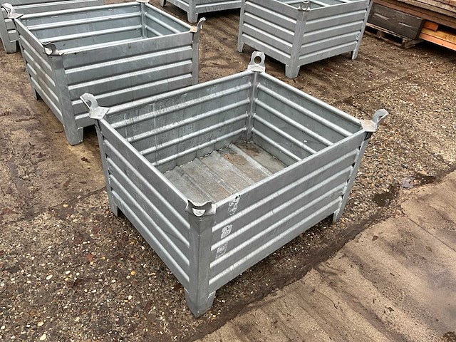 Stapelbak gegalvaniseerd eurobox 13 - afbeelding 2 van  13