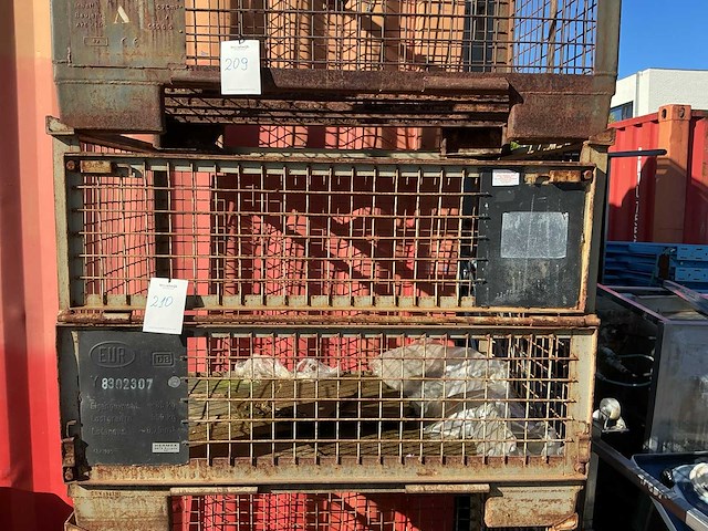 Stapelbare draadcontainer - afbeelding 1 van  1